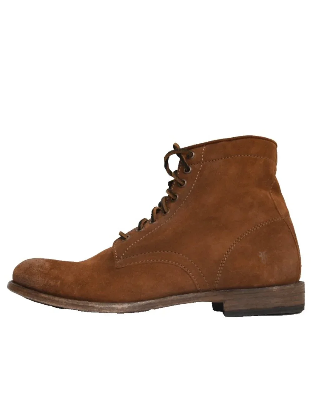 New! Frye Tyler Lace Up 81625 Mens Brown Suede Lace Up 10.5 Boot 3481625 DD558